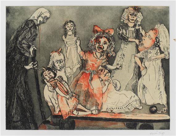 Death Goes Shopping by Paula Rego, 2010