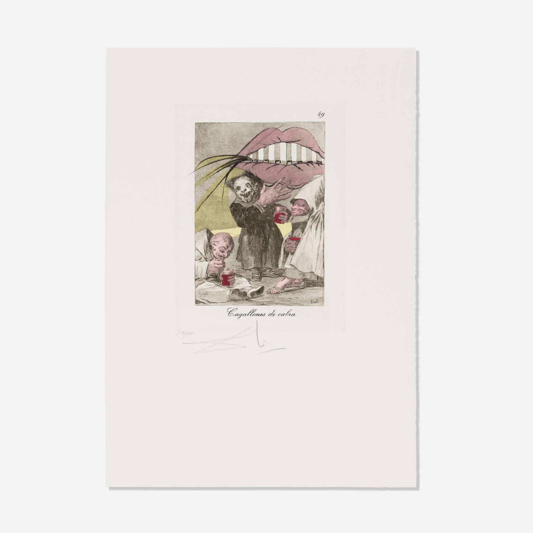 Salvador Dalí | Duendecitos (from the Caprices de Goya de Dalí ...