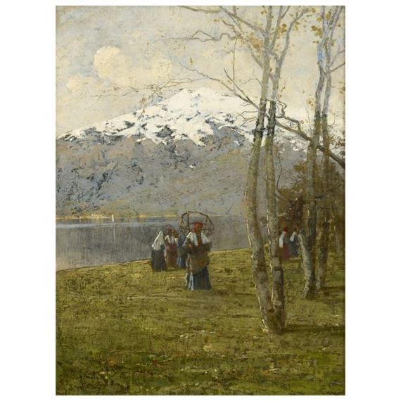Ludovico Cavaleri | A LANDSCAPE WITH FIGURES | MutualArt