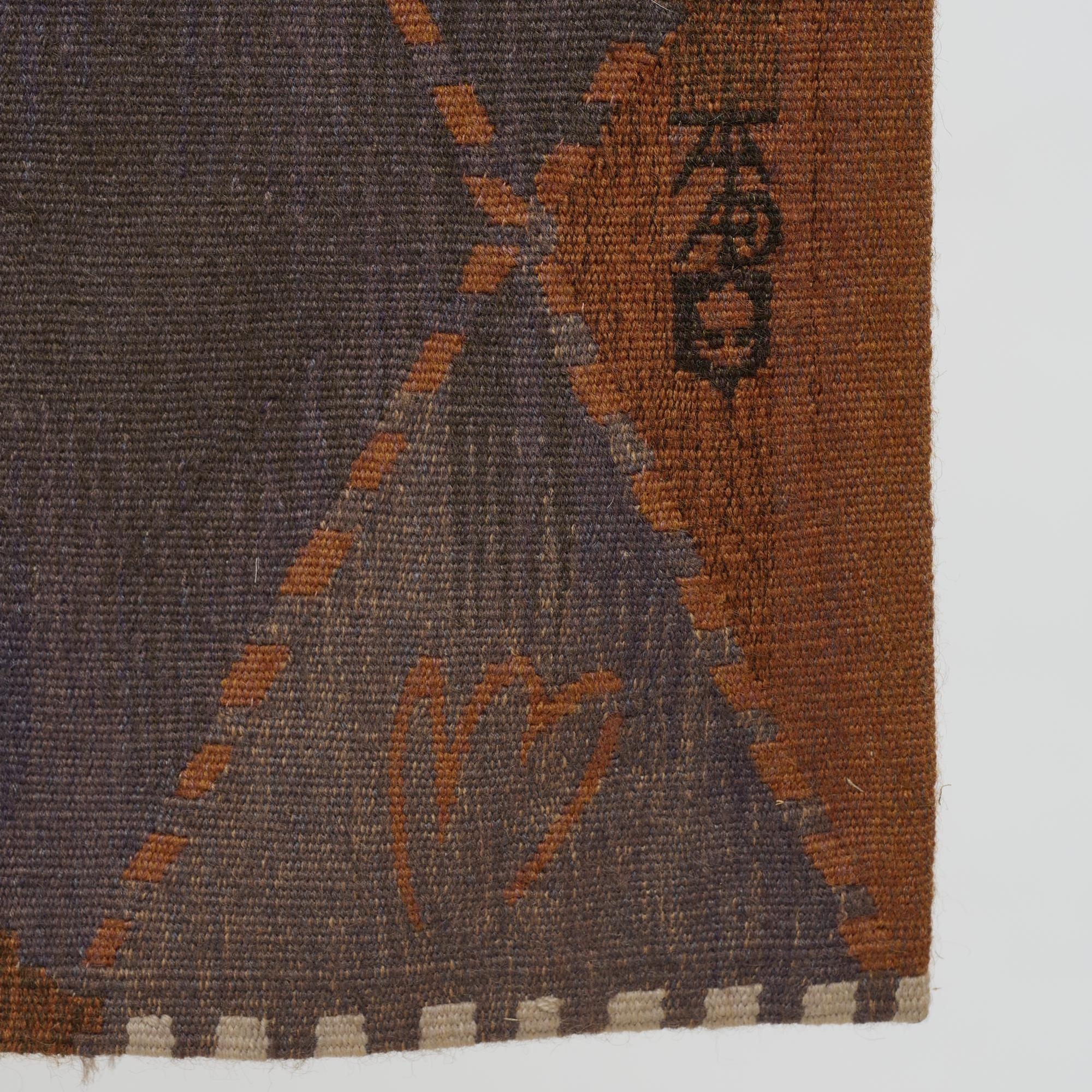 Artwork by Ewald Mataré, Weide, Made of Handwoven Aubusson Rug Made Of Pure Sheep'S Wool