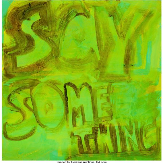 Untitled (Say Something) - Dana Frankfort