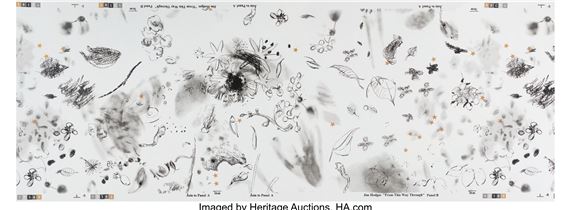 From This Way Through (two rolls), 1999 - Jim Hodges