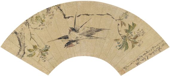 SINGING BIRDS AMID FLOWERS - Wang Li