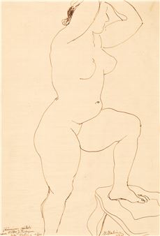 Pózující akt - Malina Miloš