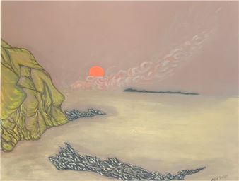 The island under the setting sun - Anaïd Derebeyan
