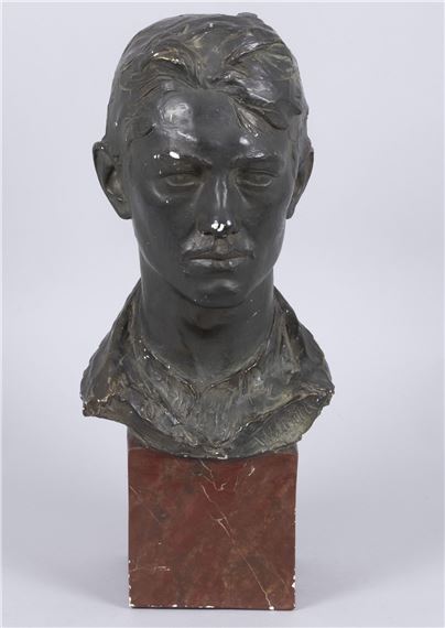 Büste eines jungen Mannes - Valentin Walter Mettler