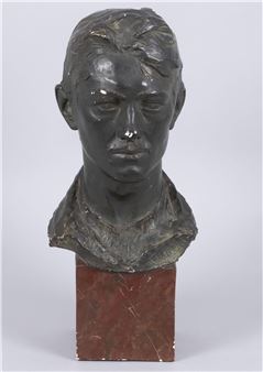 Büste eines jungen Mannes - Valentin Walter Mettler