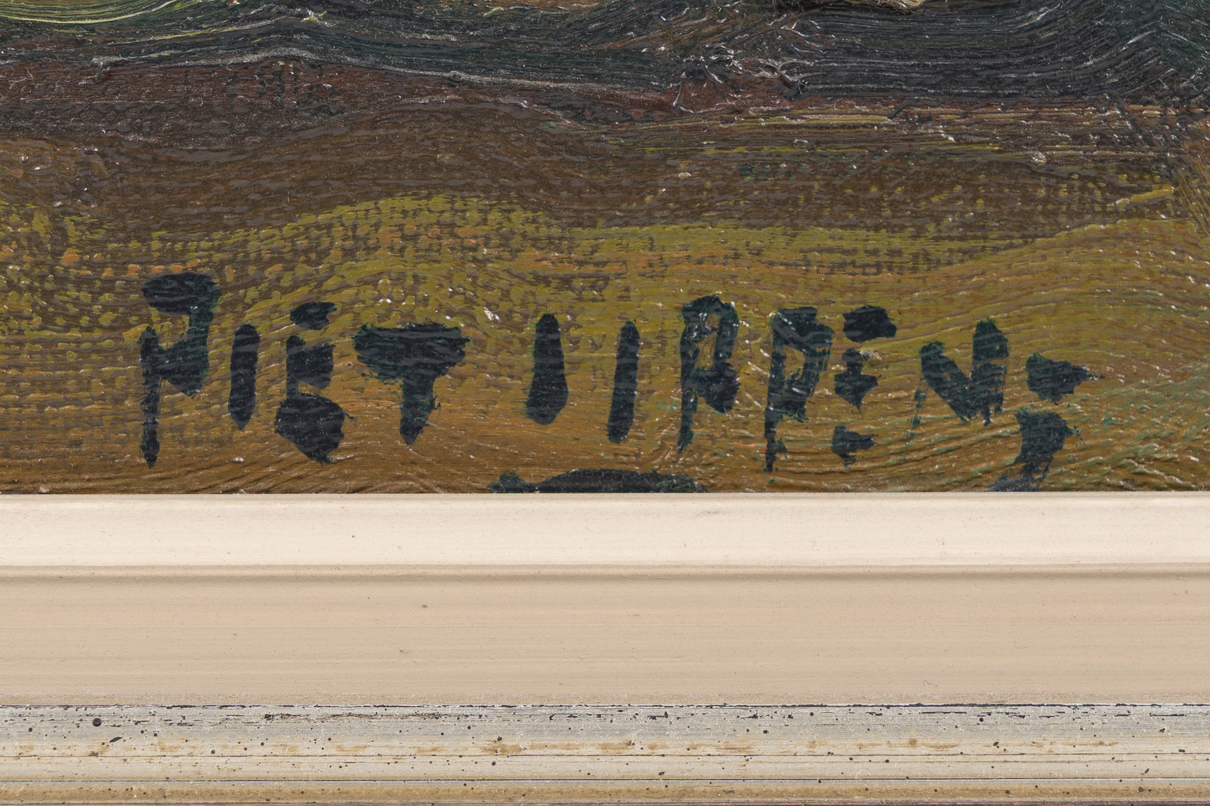 Artwork by Piet Lippens, Untitled, Made of Oil On Canvas