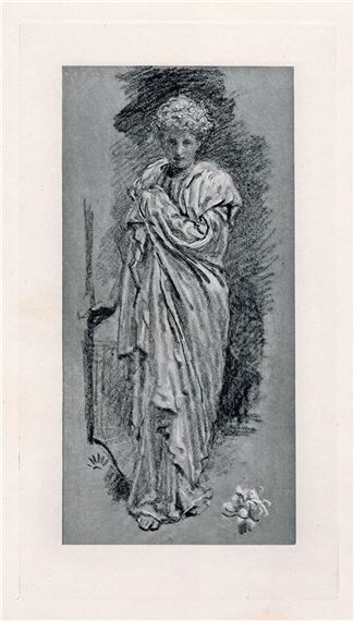 絵画 THE DREAMERS Amazon.com: Albert Joseph Moore The Dreamers 1882