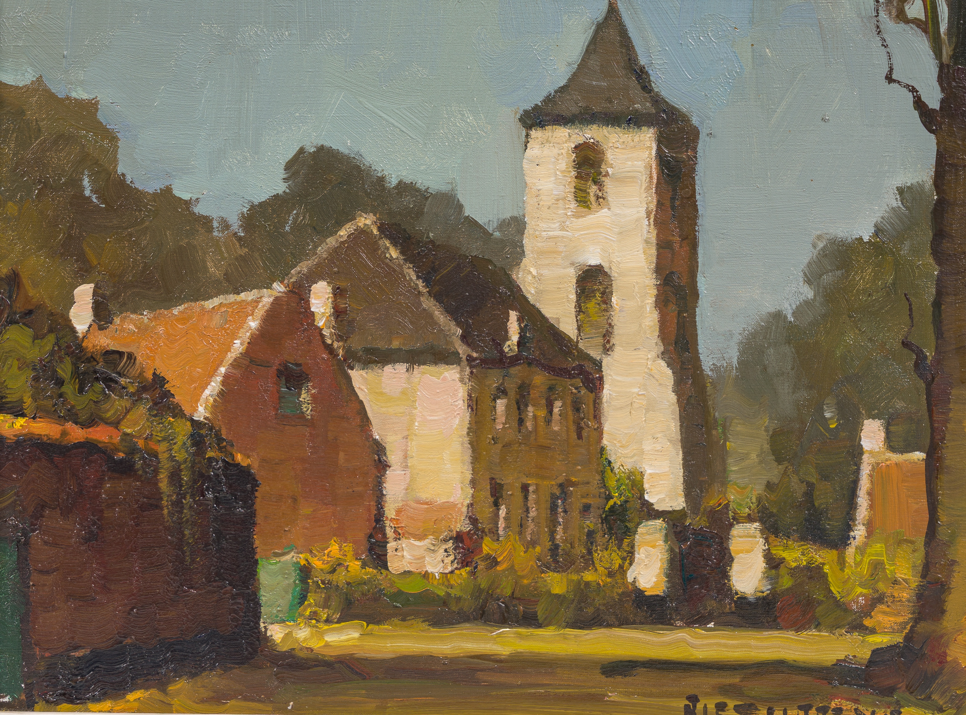 Artwork by Piet Lippens, Untitled, Made of Oil On Canvas