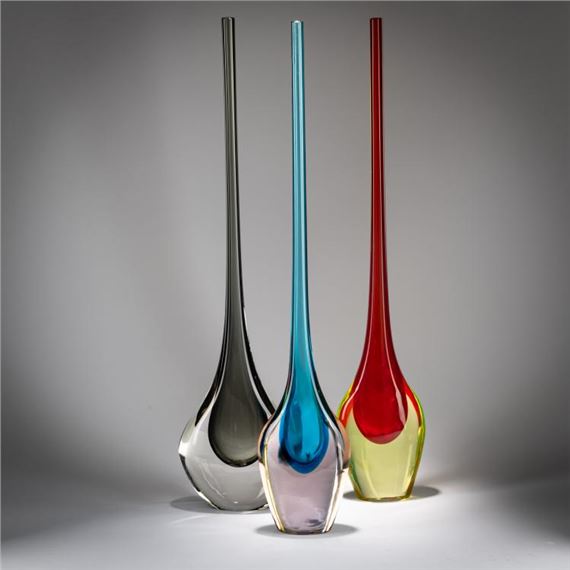 Antonio da Ros | Three rod vases (1960) | MutualArt