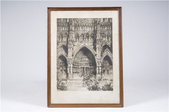 La Cathedrale d'Amiens, France by Jules de Bruycker, 1932