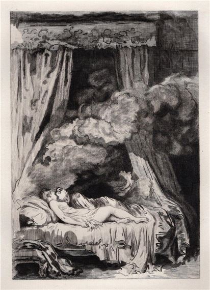 Hans Carvel finds a Wife by Jean-Honoré Fragonard, 1883