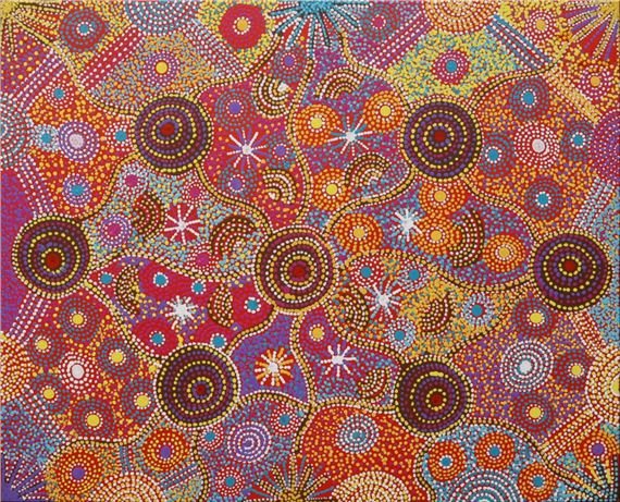 Bush Leaves by Helen Rubuntja, 2023