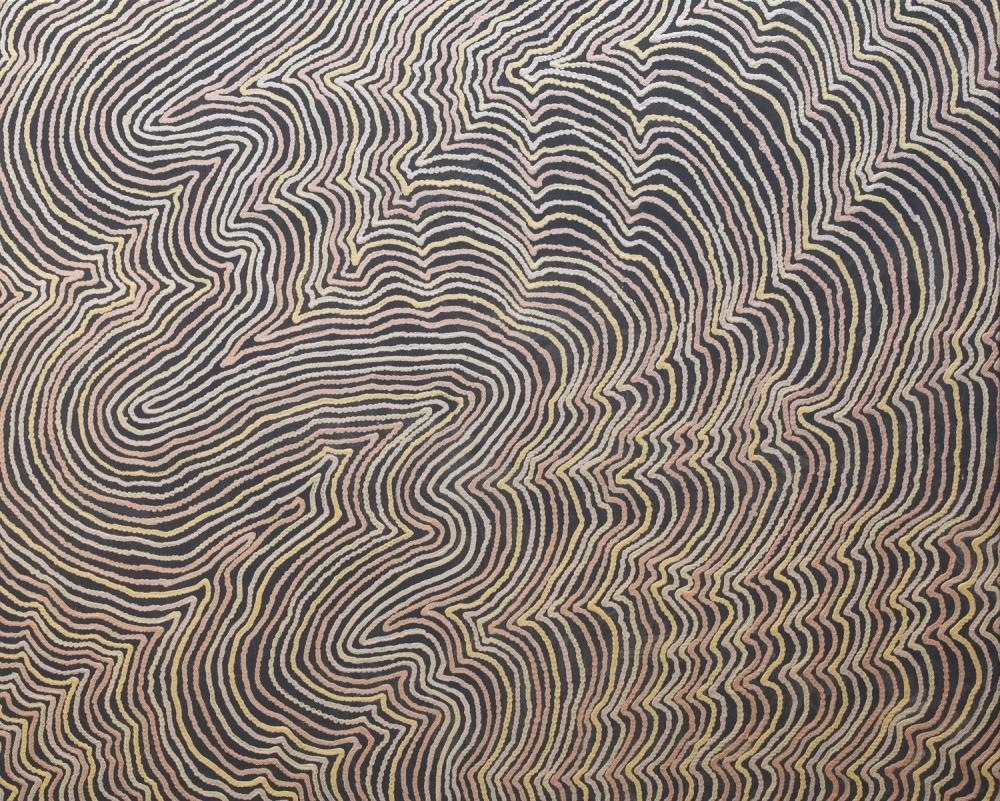 Artwork by Robby Wirramanda, Walpa- Walking on Country, Made of Acrylic On Canvas