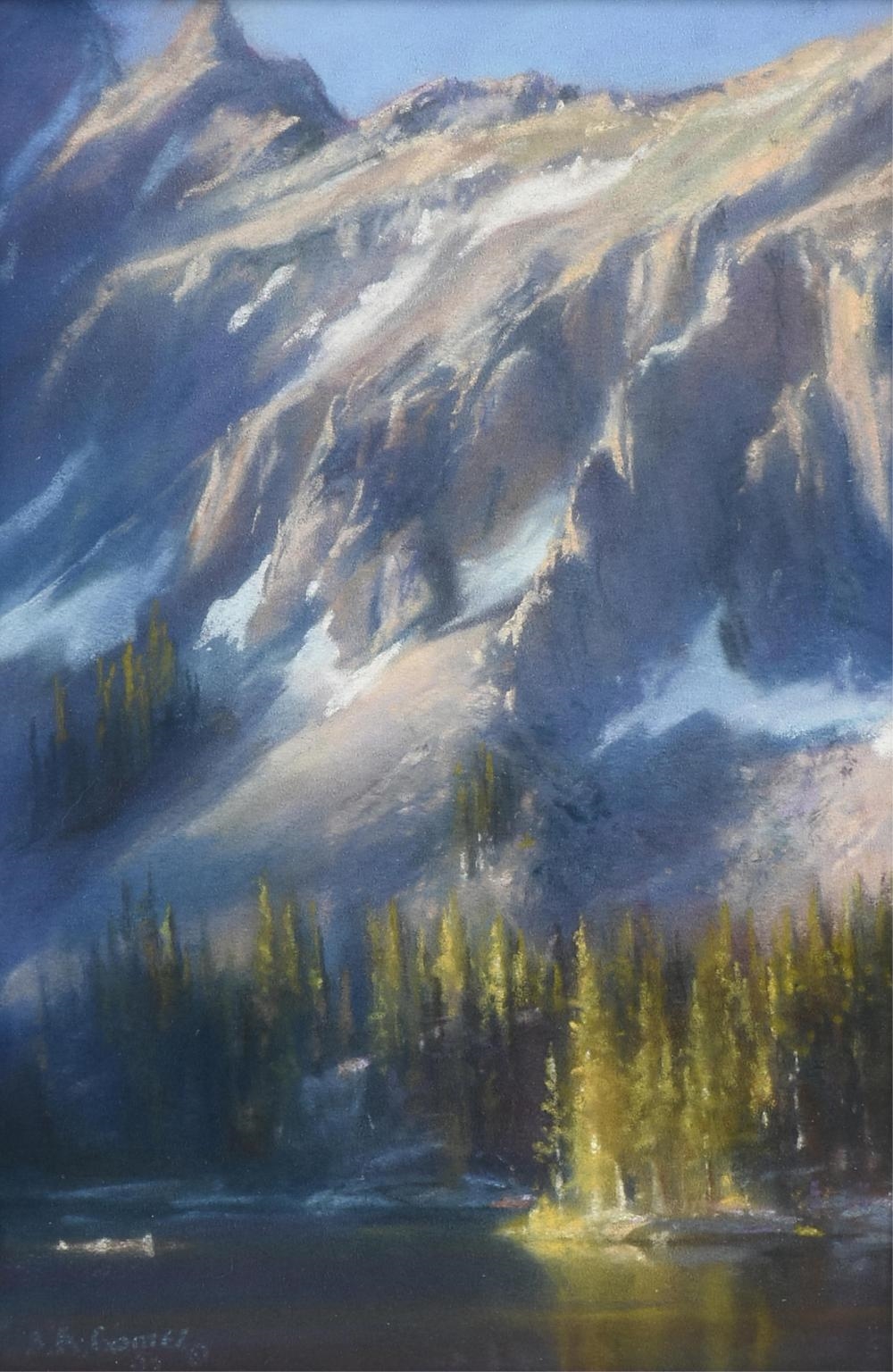 Artwork by Bruce A. Gomez, June Sunrise, Made of Pastel On Paper