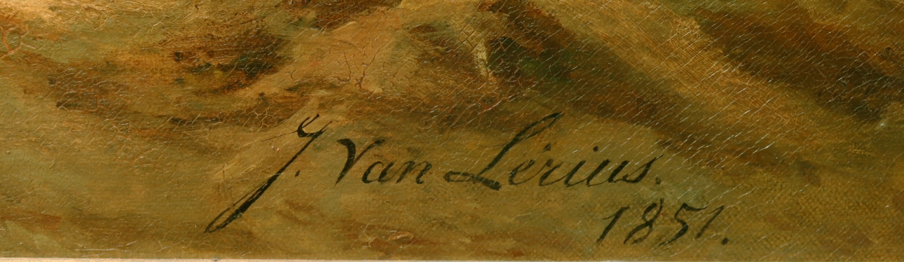 Artwork by Continental School, 19th Century, Paul and Virginia, Made of Oil On Canvas