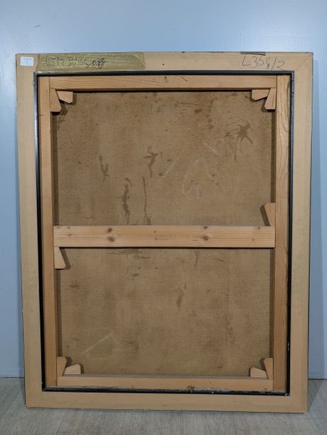 Artwork by Gabriel Dauchot, Bouquet de roses, Made of Oil On Canvas