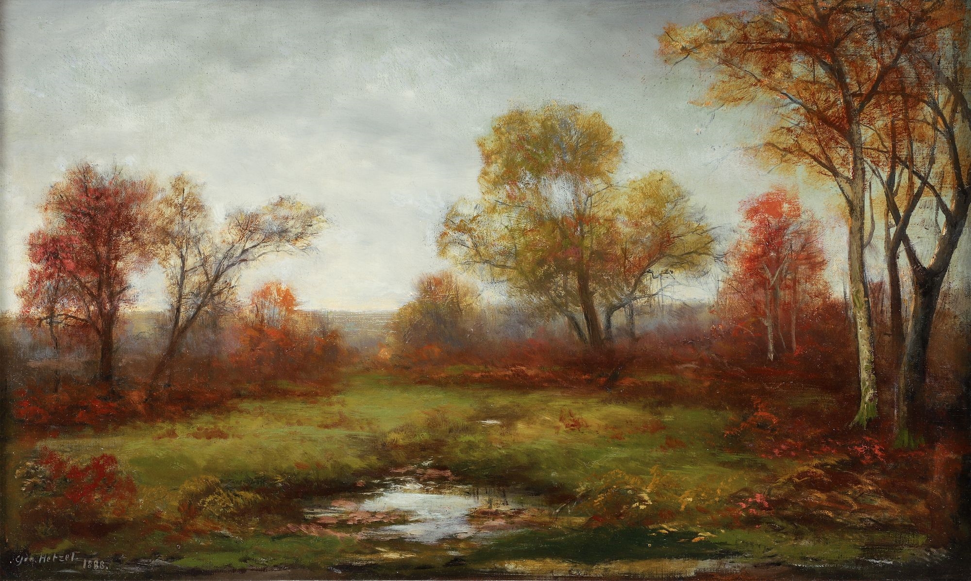 George Hetzel | Autumn Field (1888) | MutualArt