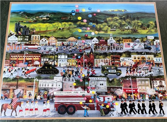 Ann Reeves | Signed Ann Reeves Print, Hackettstown NJ, Framed Artwork ...