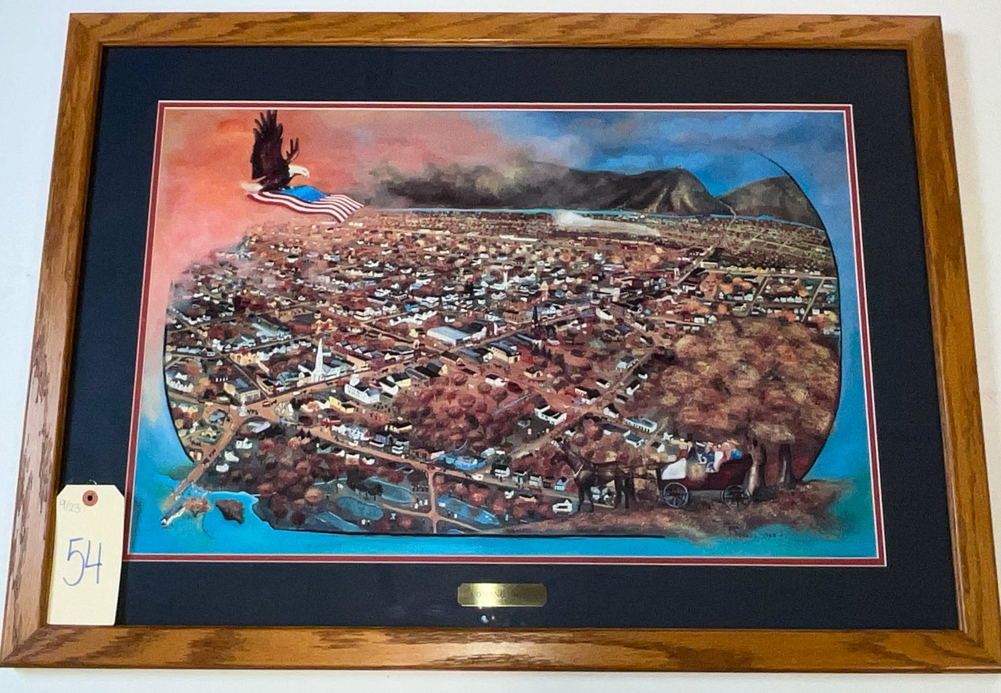 Ann Reeves | Signed Ann Reeves Limited Edition Print Depicting Town ...