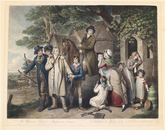 The Rapacious Steward or Unfortunate Tenant - William Redmore Bigg