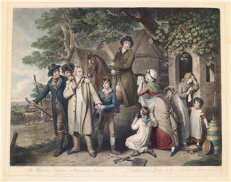 The Rapacious Steward or Unfortunate Tenant - William Redmore Bigg