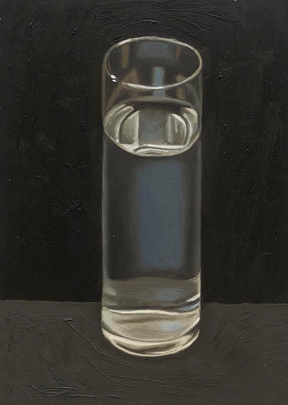 Artwork by Peter Dreher, Untitled, Made of oil on cardboard