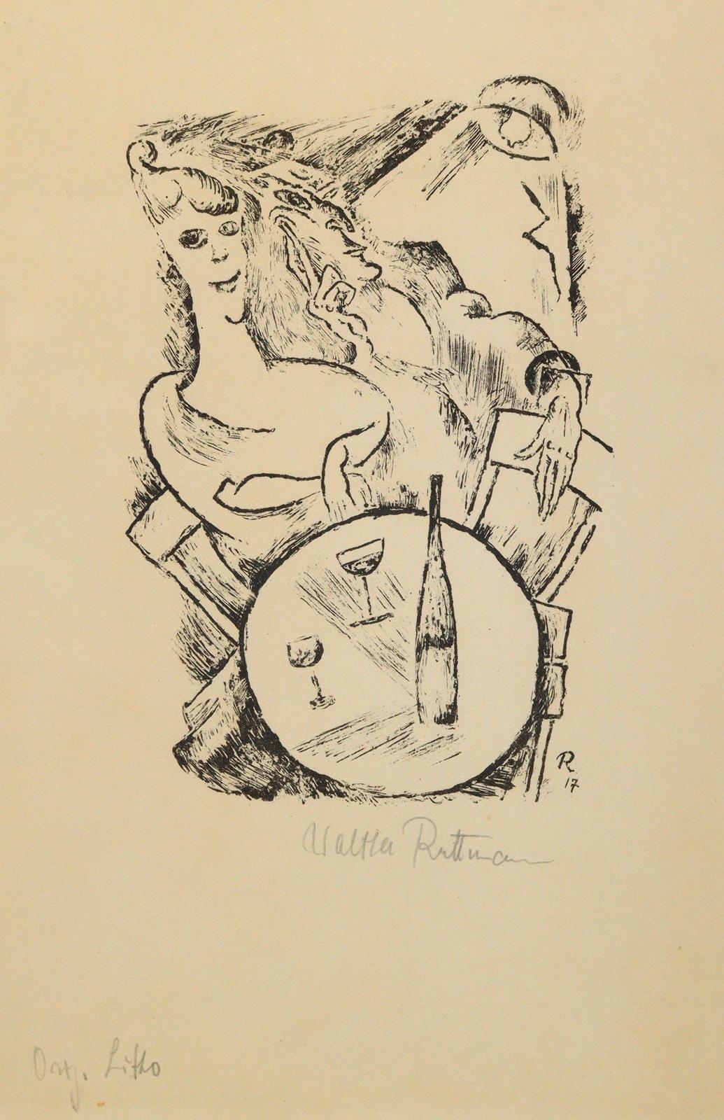 Walther Ruttmann | Bildnis Curt Lass | MutualArt