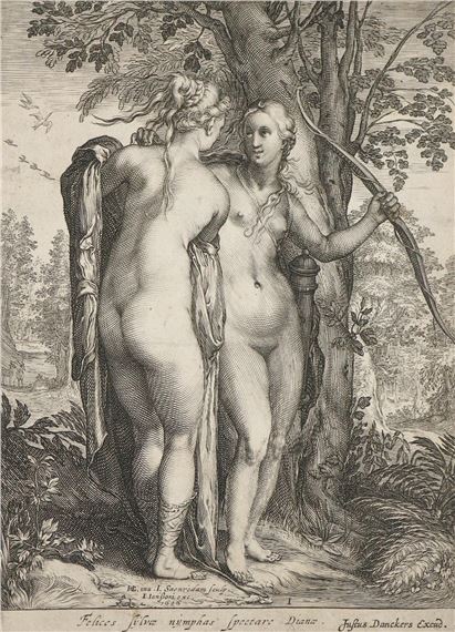 Felices sylvae nyhmphas spectare Dianae - Jan Pietersz Saenredam