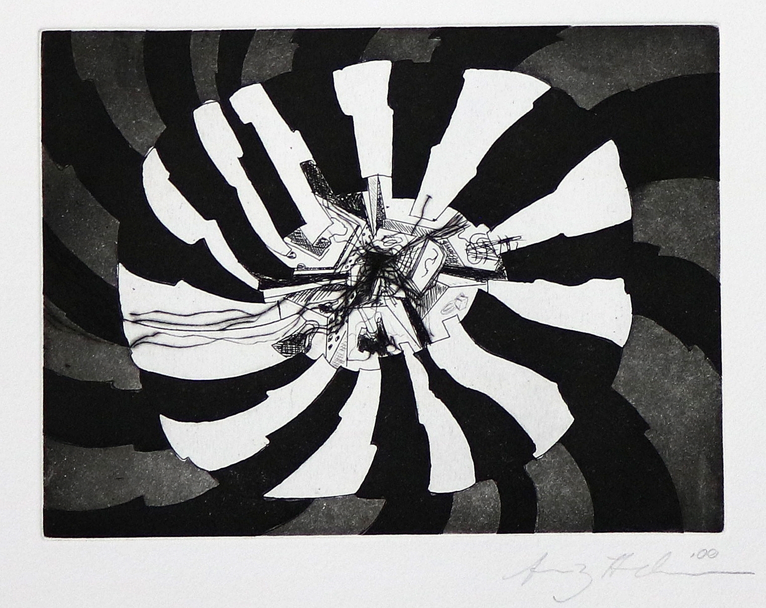 Artwork by Franz Ackermann, Untitled, Made of etchings