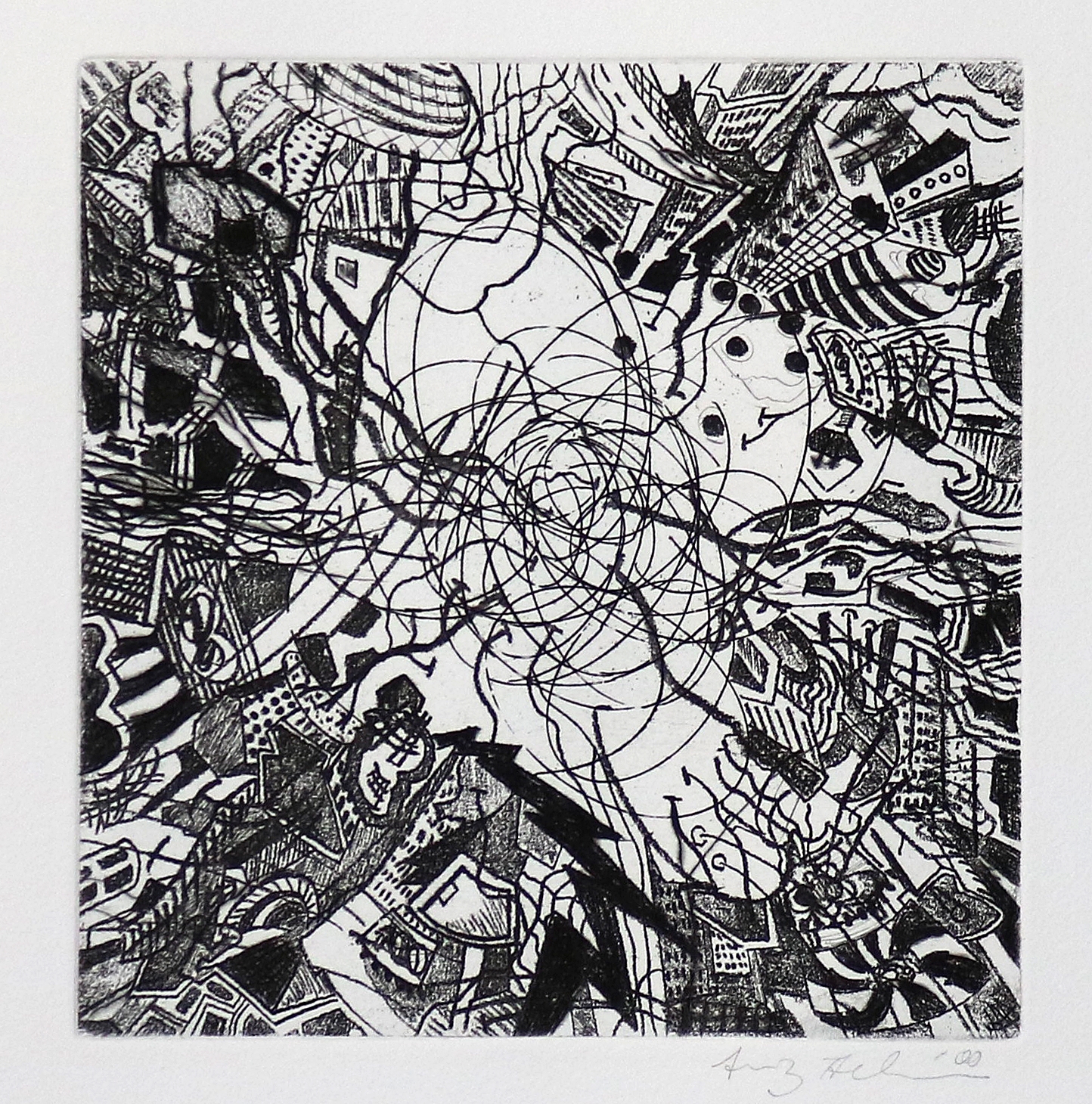 Artwork by Franz Ackermann, Untitled, Made of etchings