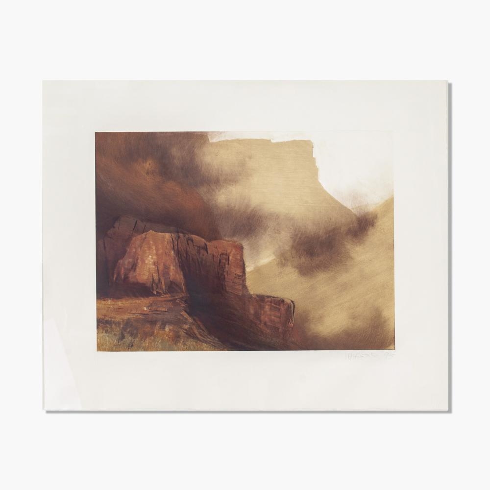 Artwork by James Lavadour, Untitled, Made of Monoprint