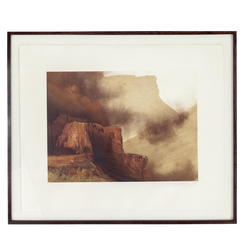 Artwork by James Lavadour, Untitled, Made of Monoprint