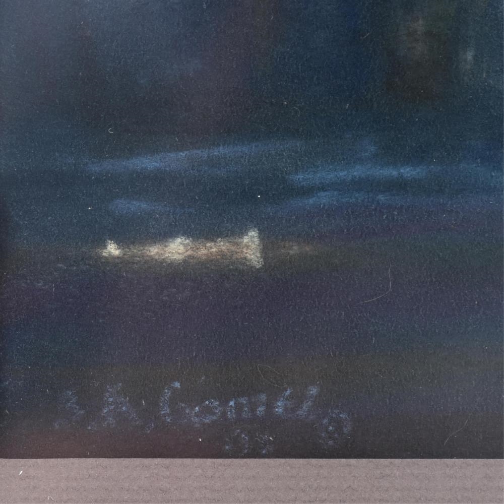 Artwork by Bruce A. Gomez, June Sunrise, Made of Pastel On Paper