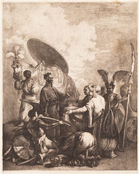 Powołanie Przemysława Oracza na króla Czech by Jean-Pierre Norblin de La Gourdaine, 1777