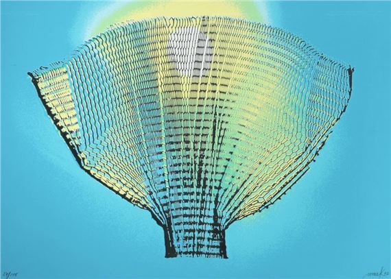 color grand piano by Heinz Mack, 1972