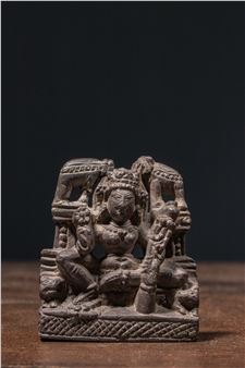 GAYALAKSHMI STONE CARVING - Kashmir Shcool, 10th Century