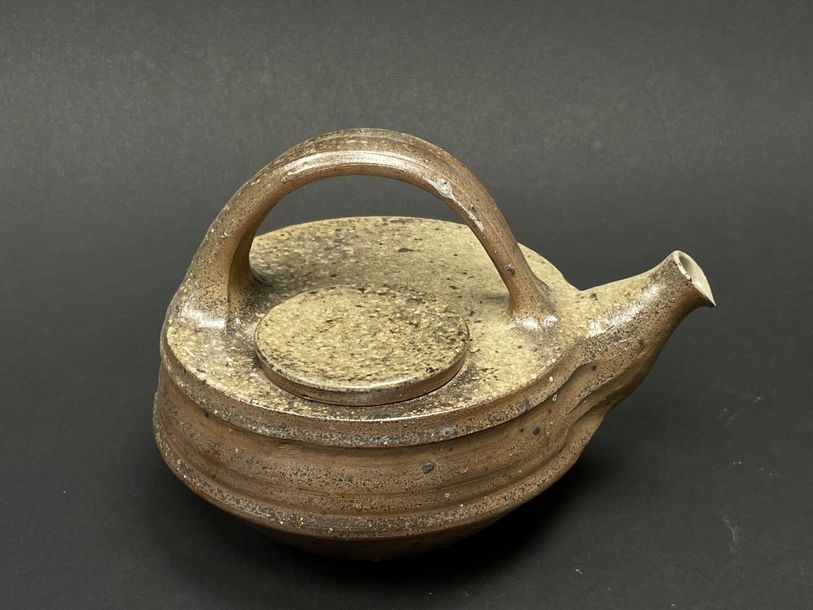 Artwork by Robert Deblander, Stoneware teapot, Made of Stoneware
