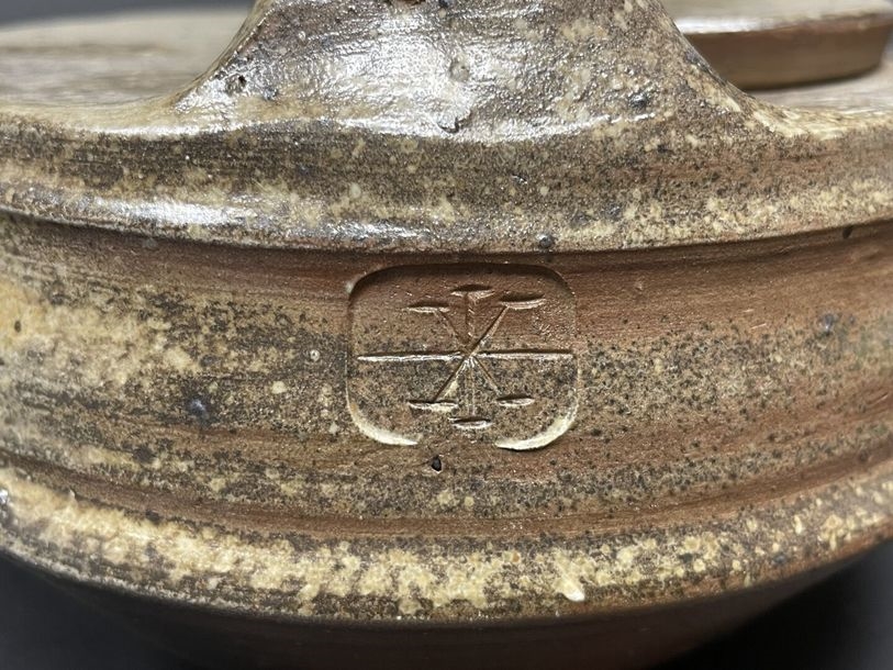 Artwork by Robert Deblander, Stoneware teapot, Made of Stoneware