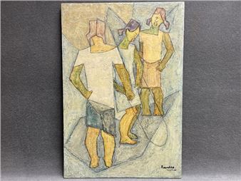 Girls on a skipping rope - François Ravello