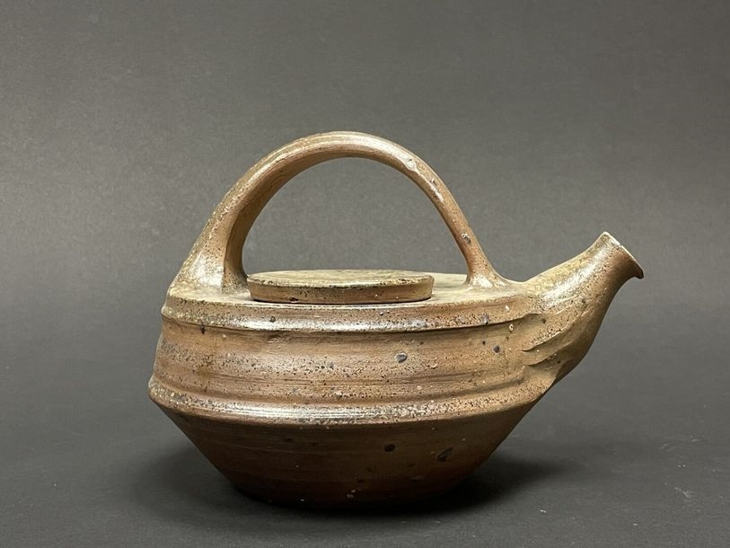 Artwork by Robert Deblander, Stoneware teapot, Made of Stoneware