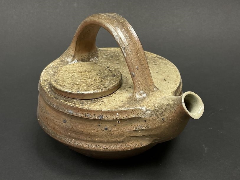 Artwork by Robert Deblander, Stoneware teapot, Made of Stoneware