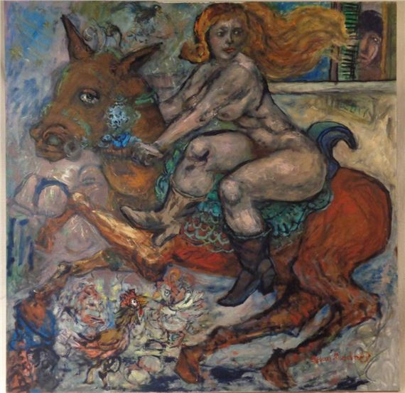 Abstract Female Nude by Byron Randall, 1992