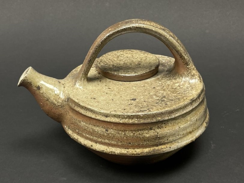 Artwork by Robert Deblander, Stoneware teapot, Made of Stoneware