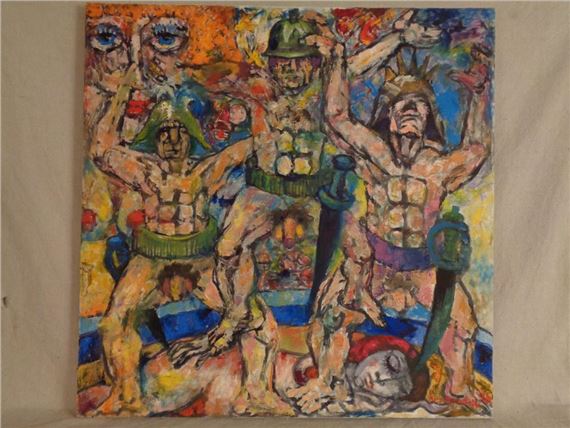 Oil on Canvas by Byron Randall, 1990