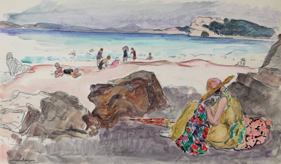 Henri Lebasque | Scène de vie à la plage | MutualArt