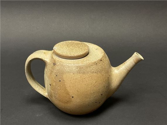 Théière en grès pyritée by Robert Deblander
