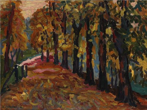 autumnal alley - Benicon Zukerman