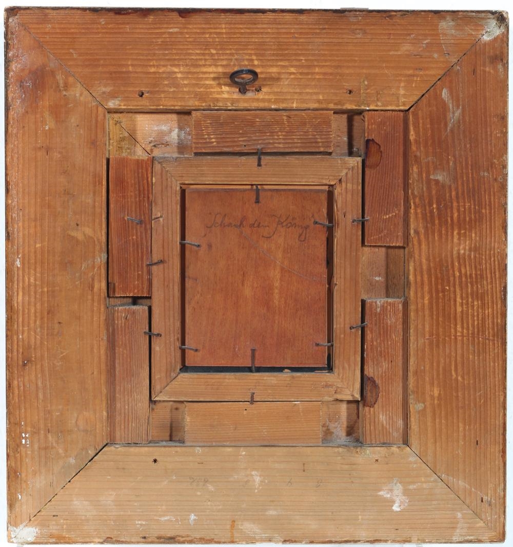 Artwork by Frederic Lenditz, music couple, musizierendes Paar, Made of Oil/Wood